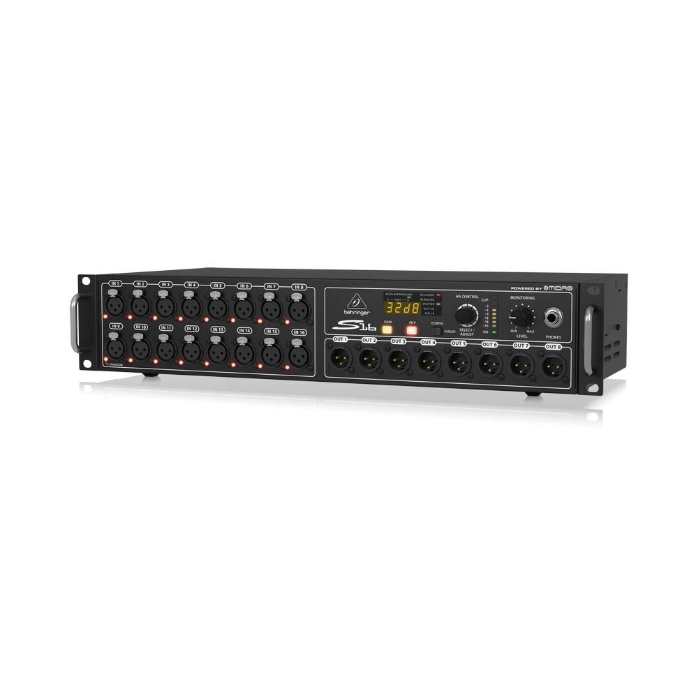 BEHRINGER S16 Digital Snake I/O Box with 16 RemoteControllable MIDAS